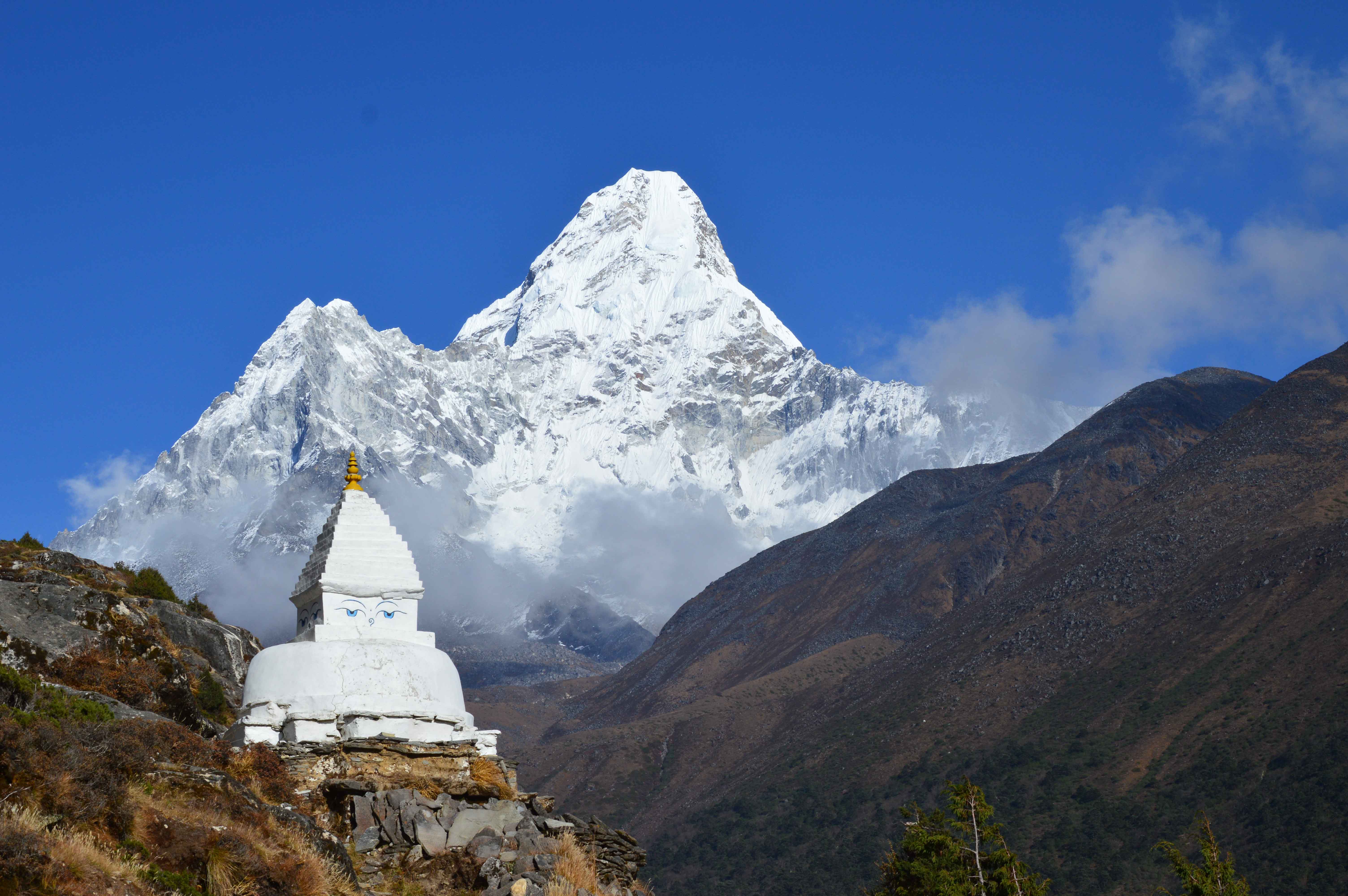 First Ascent of Ama Dablam on a Shoelace, but with a Large Snack!