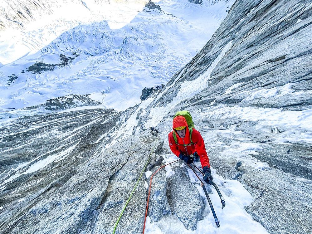  North face of Grand Jorasses in 16 hours